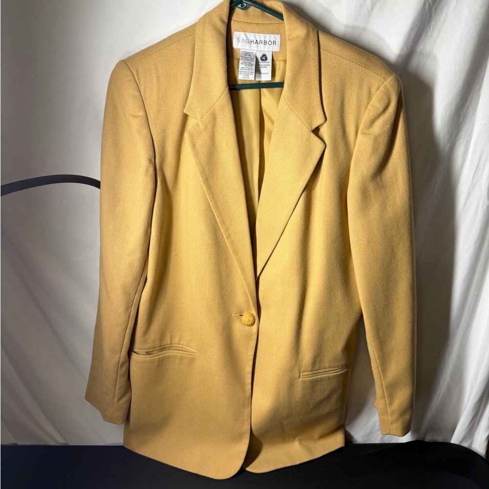 Sag Harbor Yellow Blazer